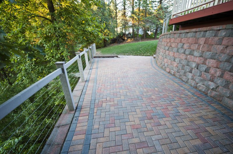 Brick paver layout